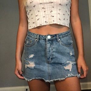 Denim skirt
